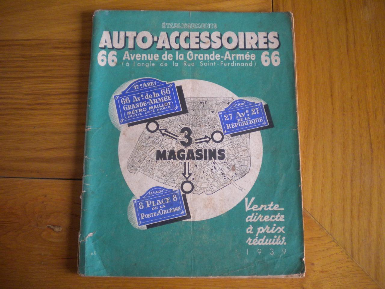 Ets auto accessoires 1939 voitures LesAnciennes.com