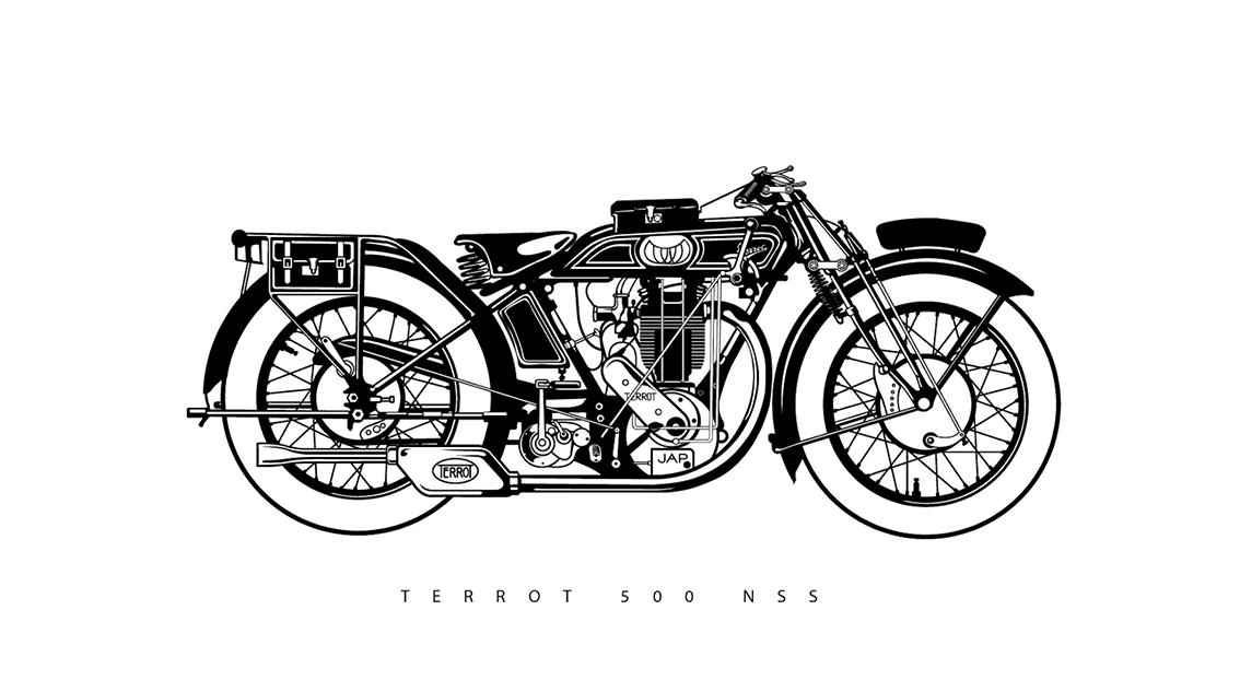 TERROT 500 NSS JAP Culbuté - 1928 LesAnciennes.com