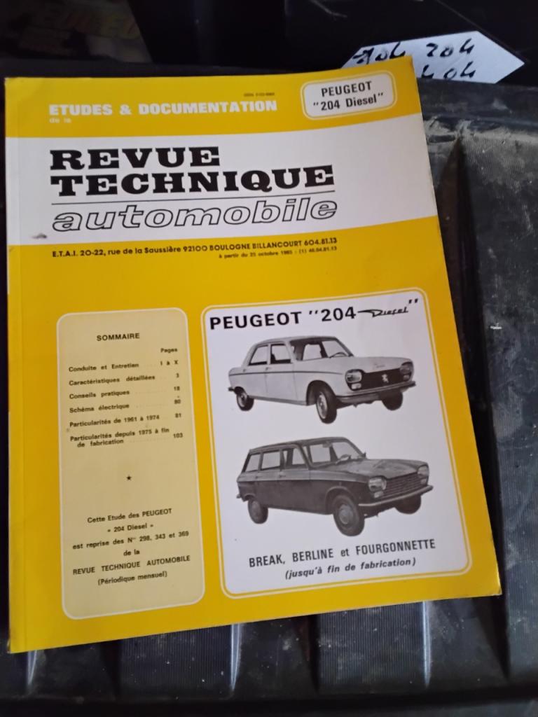 Revue technique 204 LesAnciennes.com