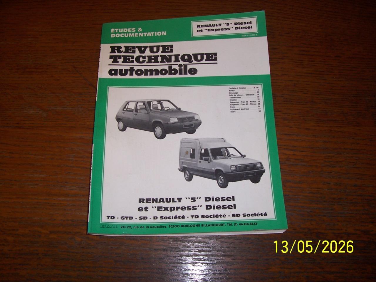 Rta renault 5 et express diesel LesAnciennes.com