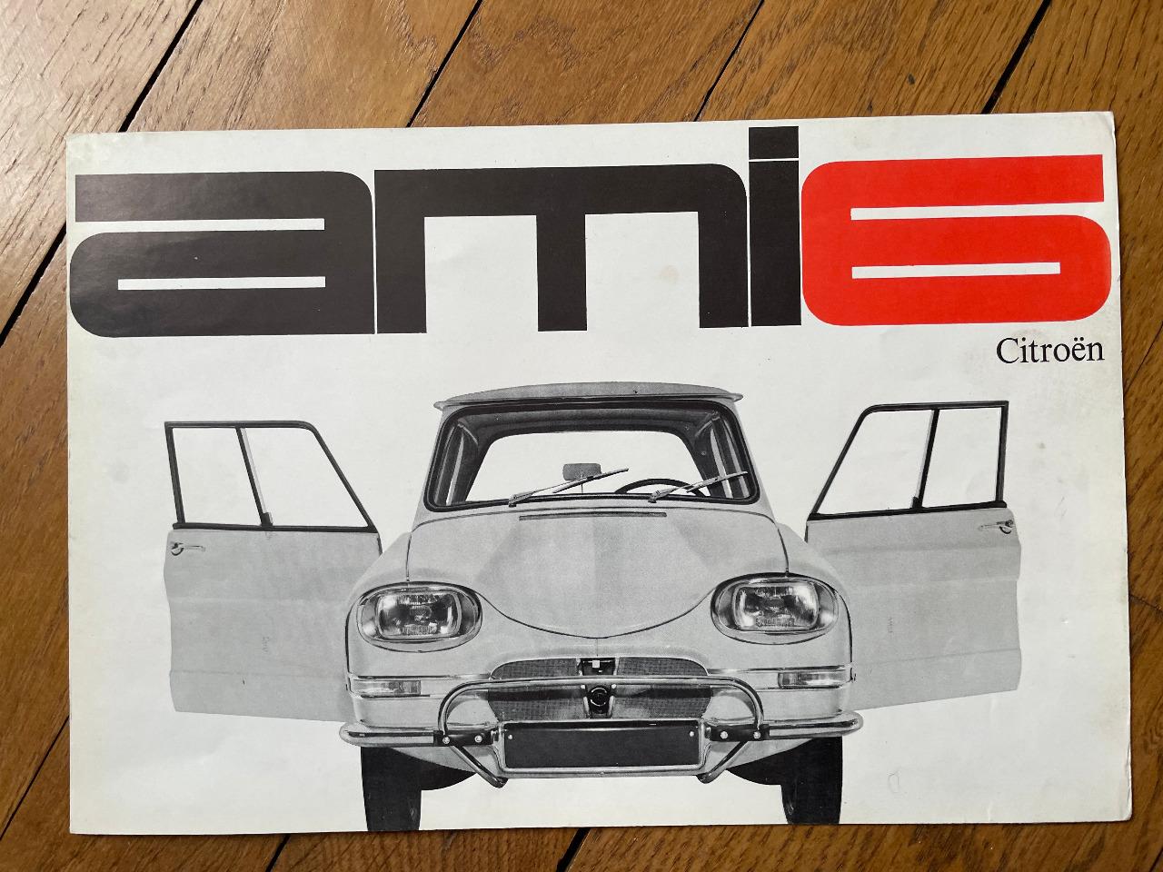 CITROEN AMI 6 Catalogue Brochure Prospectus LesAnciennes.com