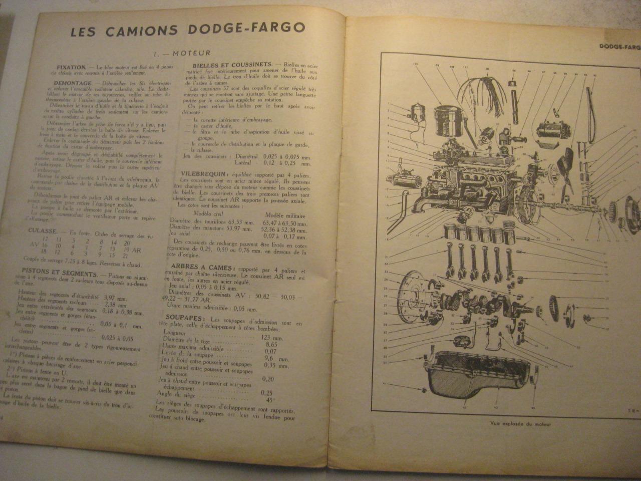 Ford V8 étude technique "Service" 1947 LesAnciennes.com