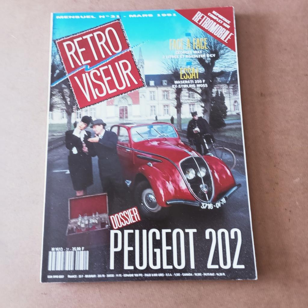 RETROVISEUR N° 31 DOSSIER PEUGEOT 202 LesAnciennes.com