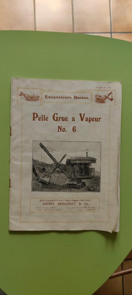 Catalogue publicitaire pelle à vapeur Ruston LesAnciennes.com