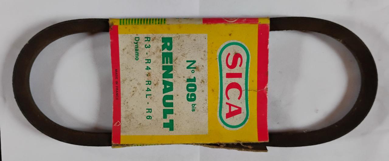 Courroie dynamo SICA n°109 bis renault LesAnciennes.com