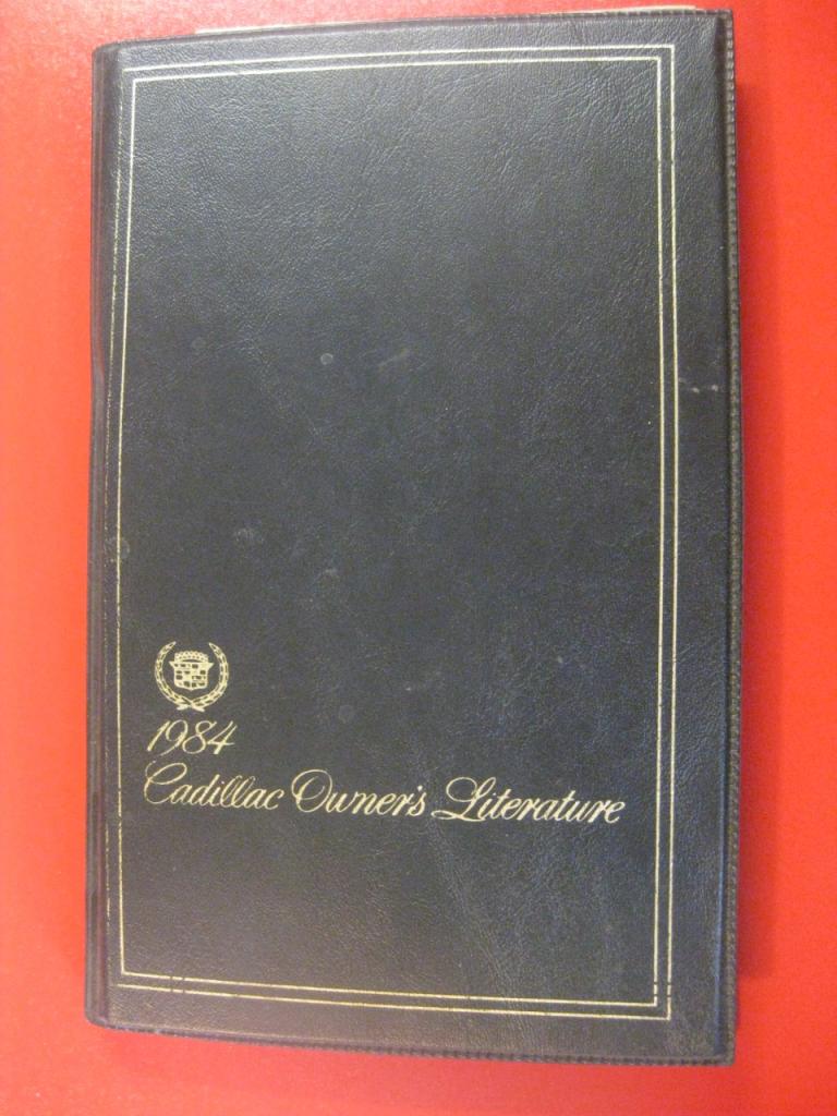 Cadillac 1984, Livret du propriétaire LesAnciennes.com