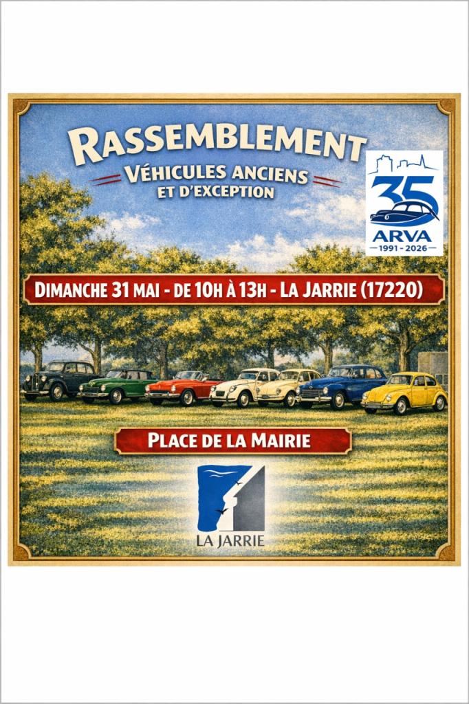 Rassemblement Interclubs ARVA à LA JARRIE (17220) LesAnciennes.com