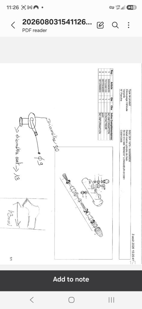 Recherche pièce freinage SAVIEM SG2 LesAnciennes.com