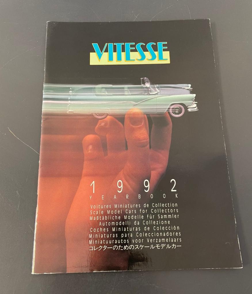 Catalogue miniatures "VITESSE" 1992 LesAnciennes.com
