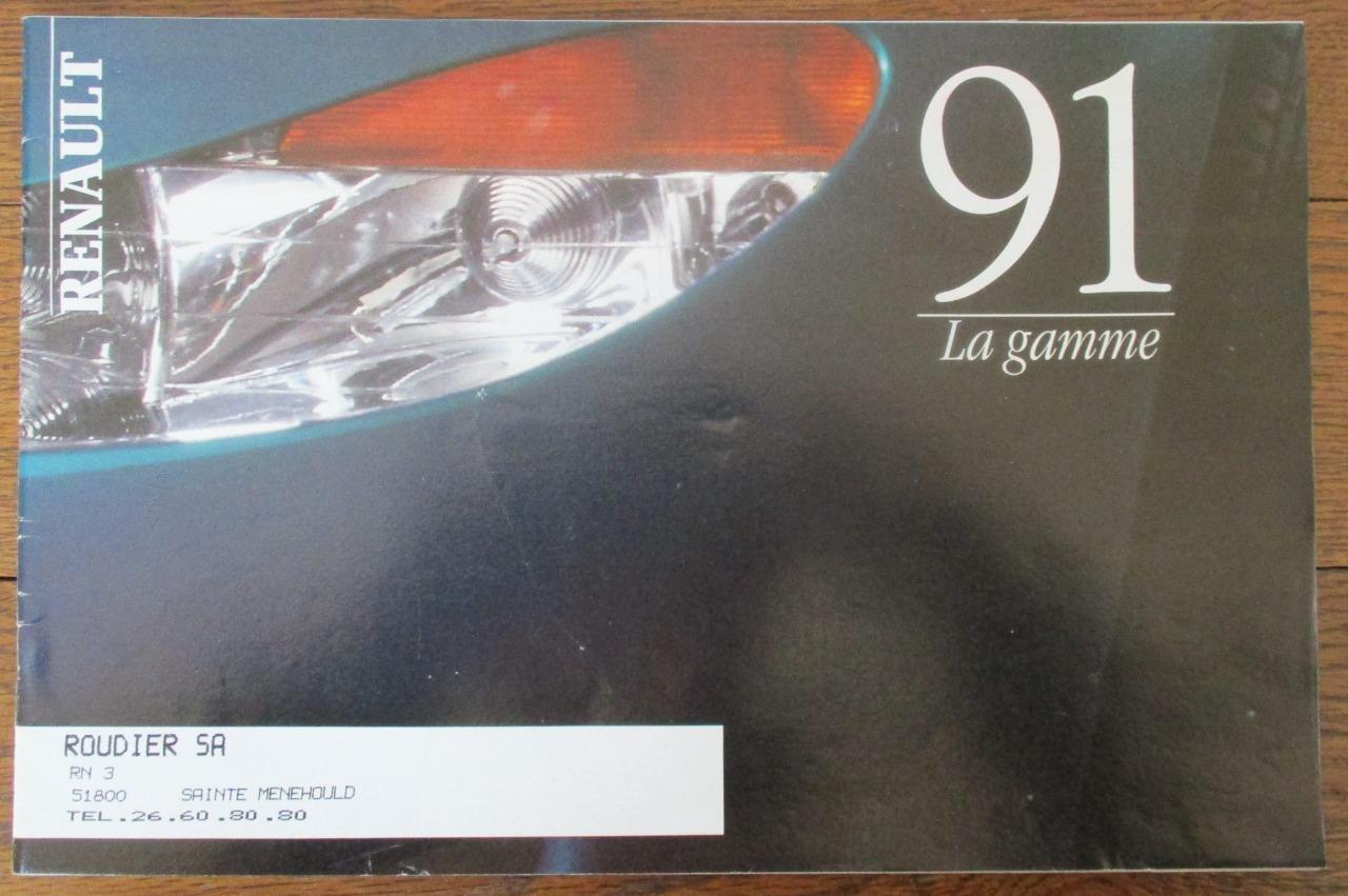 Brochure publicitaire, prospectus Renault LesAnciennes.com