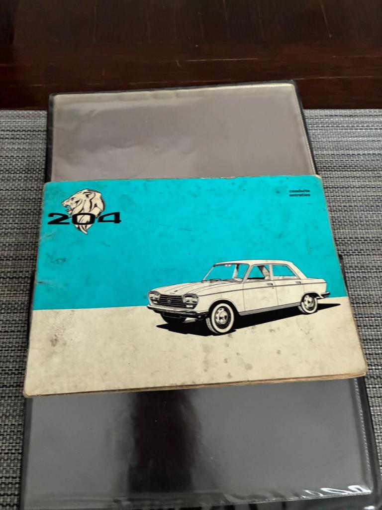Notice mode d’emploi Peugeot 204 1970 LesAnciennes.com