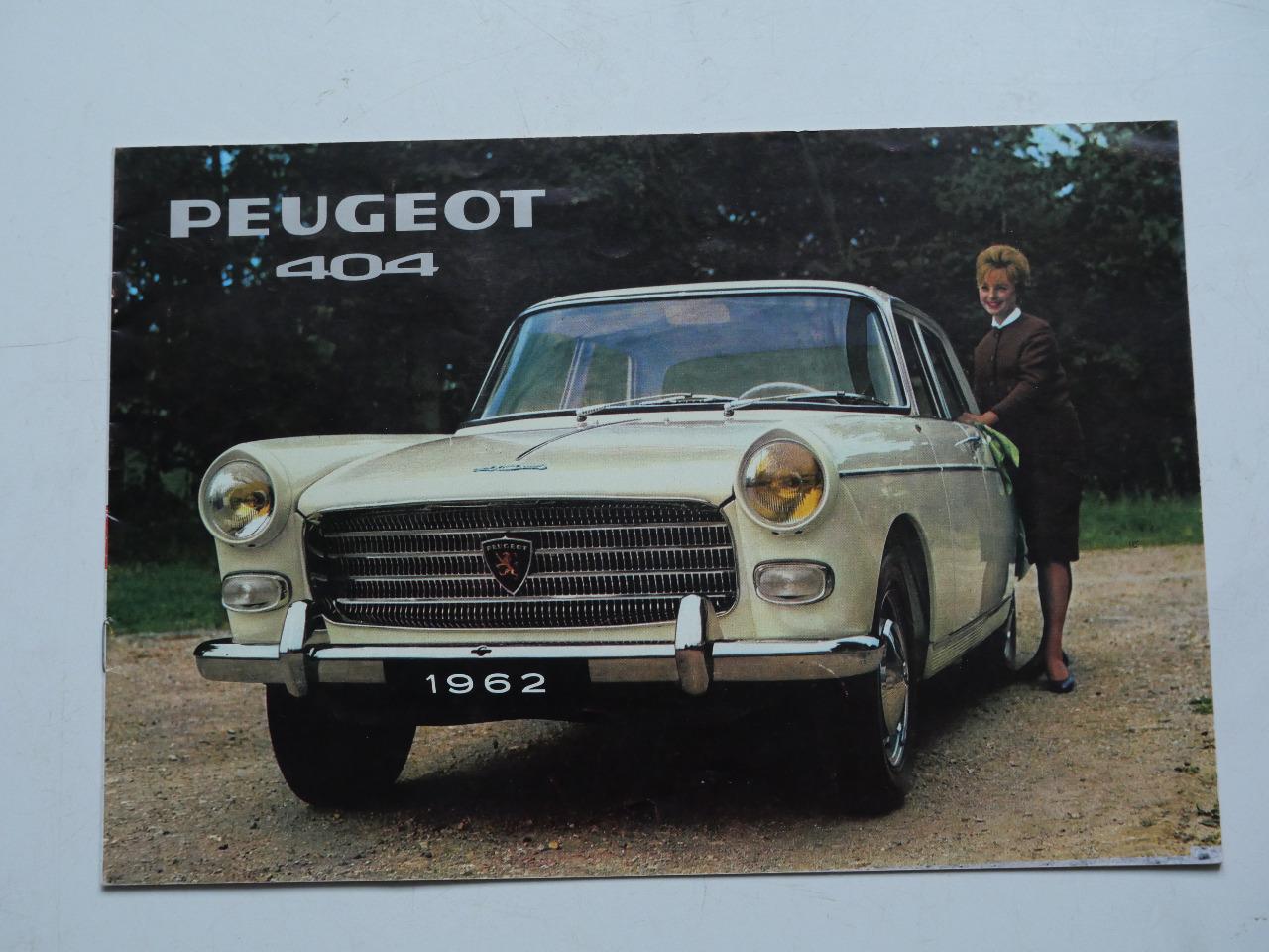 Brochure ancienne Peugeot 404 LesAnciennes.com