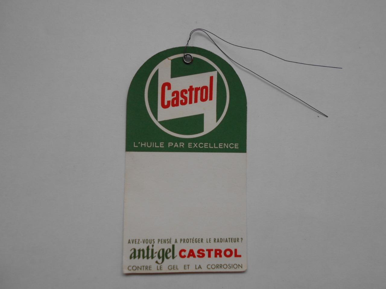 Etiquette CASTROL huile LesAnciennes.com