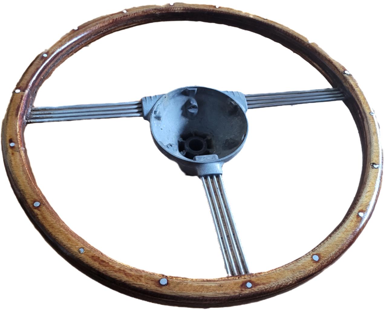 VOLANT BOIS ORIGINE TRIUMPH TR3A TR2 A TR3 LesAnciennes.com