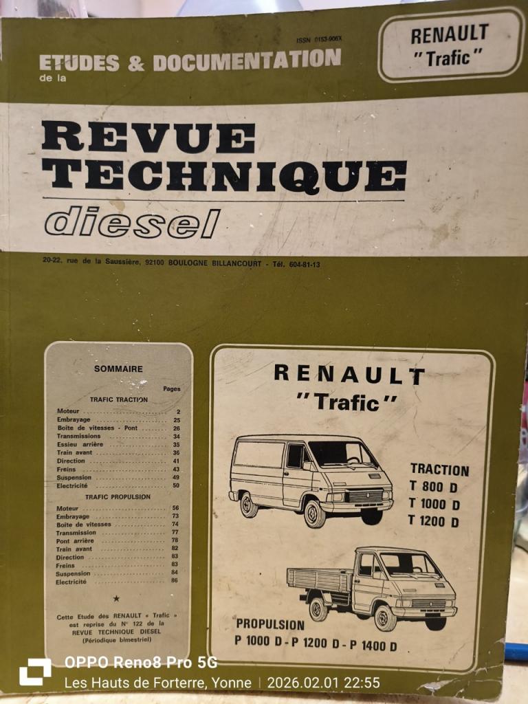 RTA Renault trafic traction et propulsion LesAnciennes.com