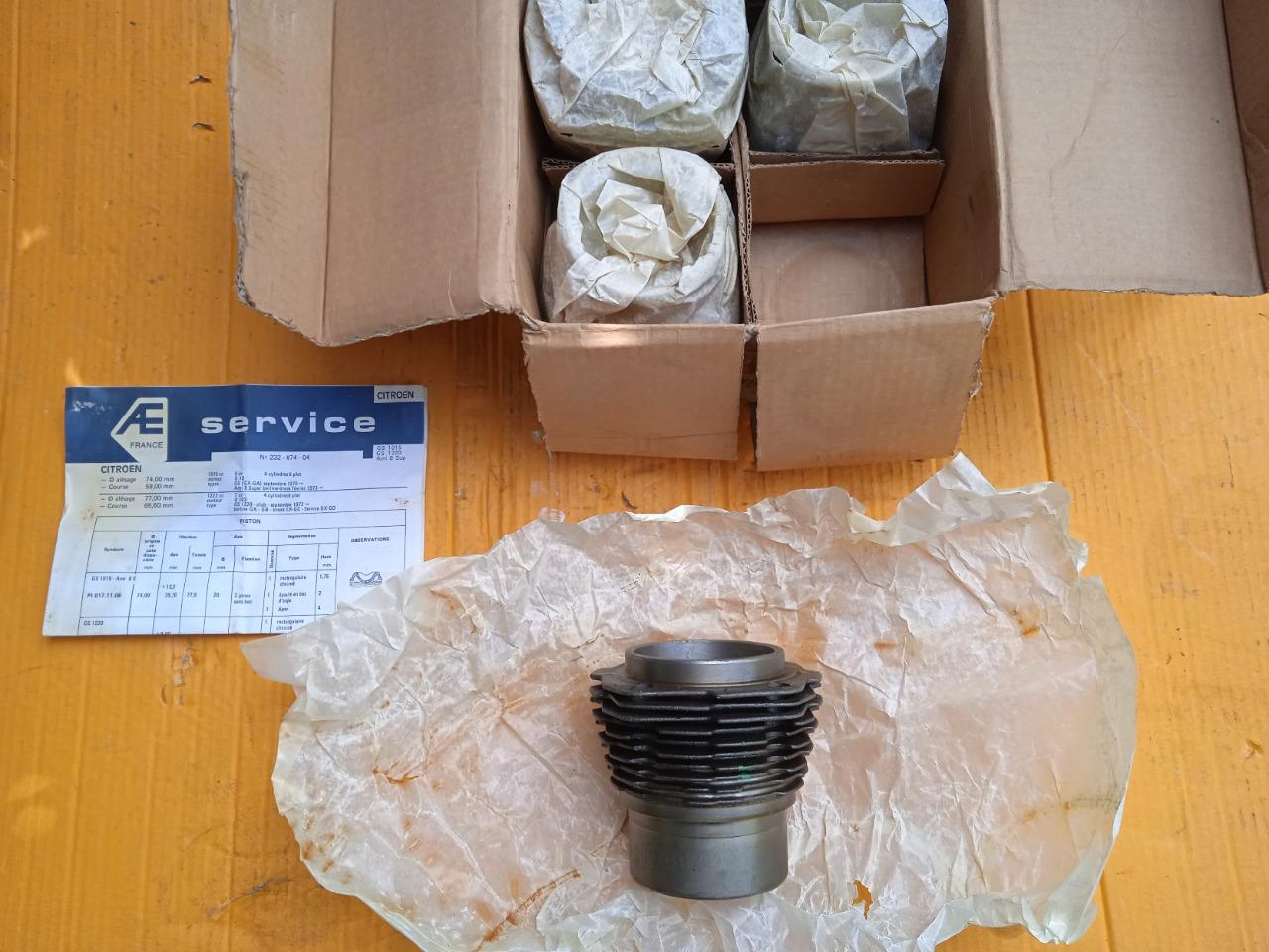 Pièces CITROEN GS/ AMI 8 Kit cylindres/pistons LesAnciennes.com