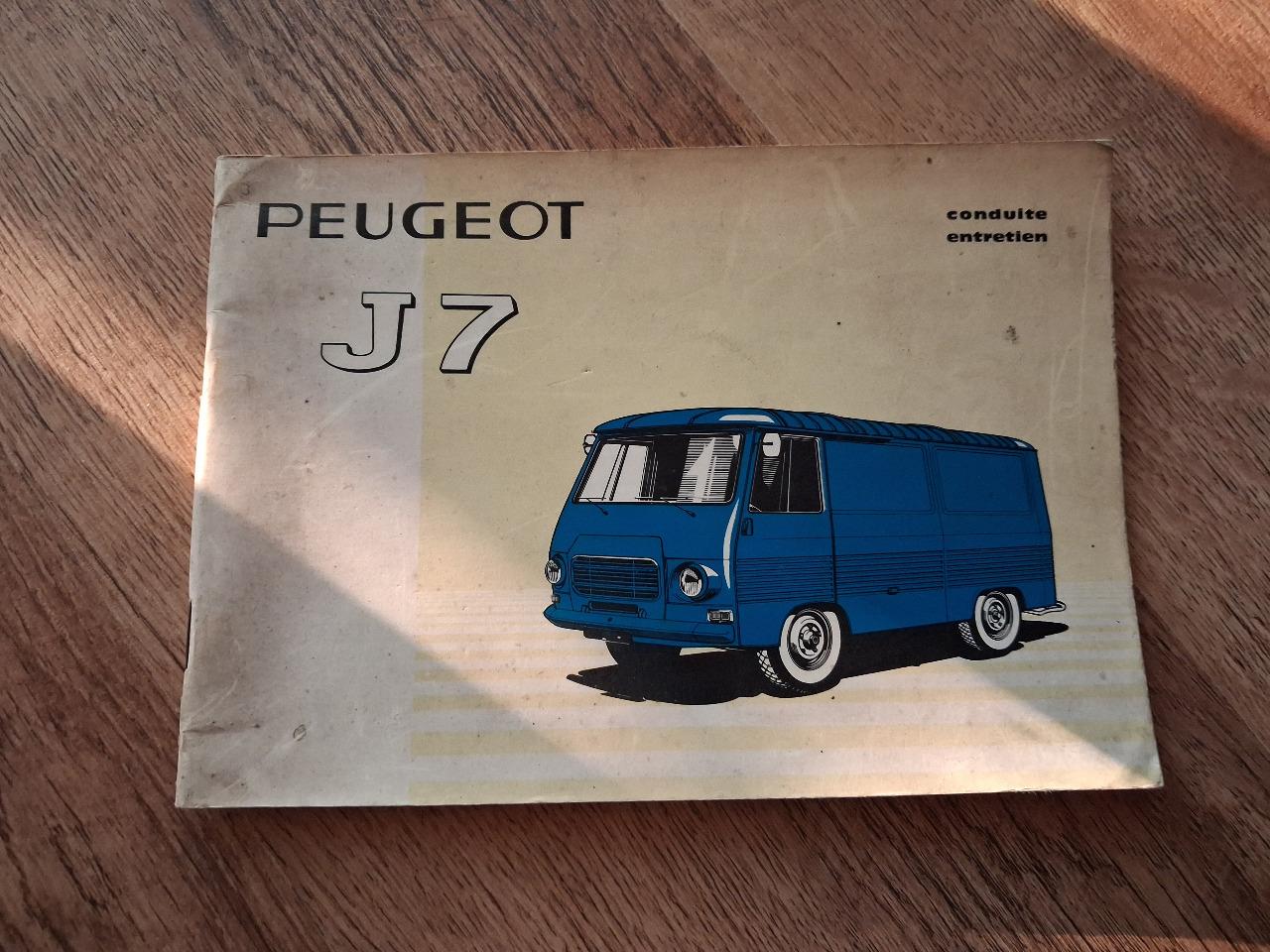 Peugeot J7. Notice d'emploi LesAnciennes.com