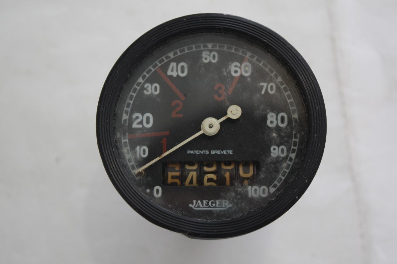 Compteur De Vitesse Ancien Jaeger - Pour Pièces Détachées Ou Décoration - Ne Fonctionne Pas