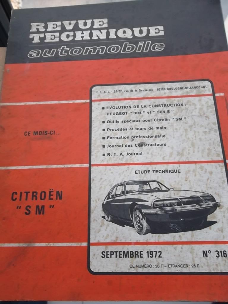 REVUE TECHNIQUE CITROEN SM N 316 LesAnciennes.com