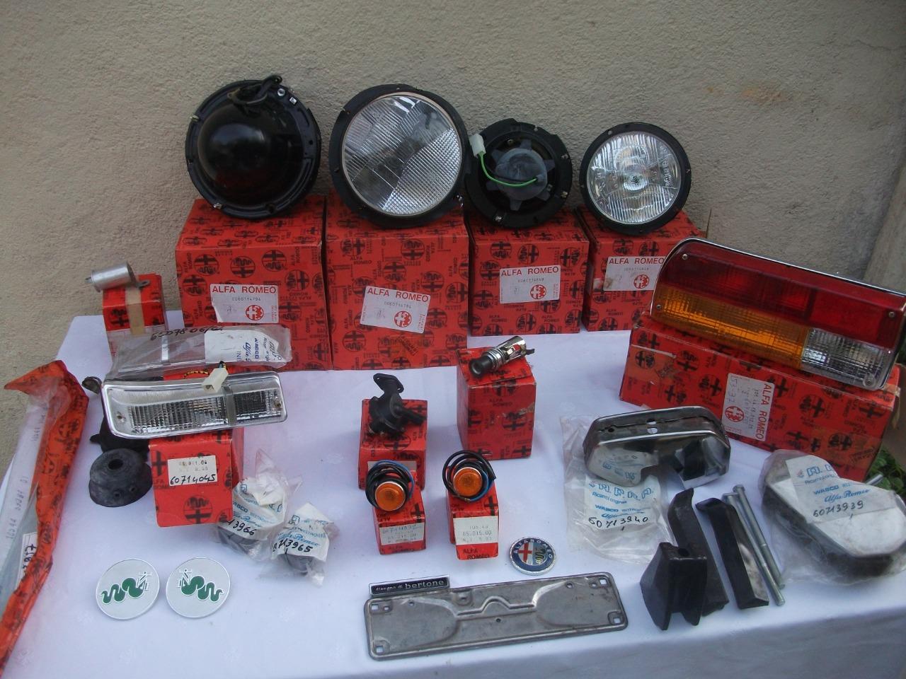 Lot de pièces ALFA ROMEO 2000 coupe gt veloce LesAnciennes.com