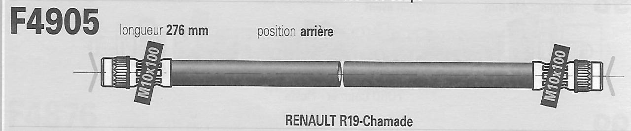 Flexible RENAULT R19 LesAnciennes.com
