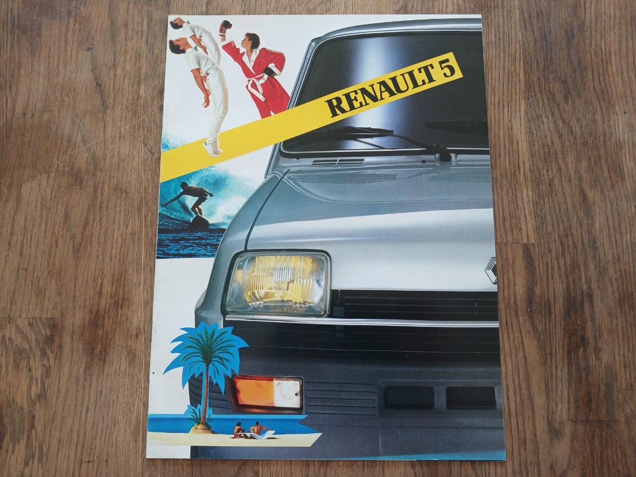 Catalogue gamme RENAULT 5 (R5) 1983 LesAnciennes.com
