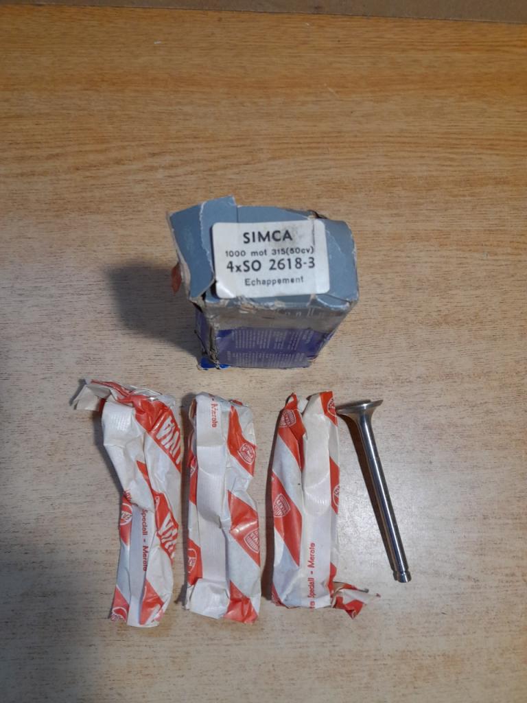 4 soupapes d'échappement Simca 1000 LesAnciennes.com