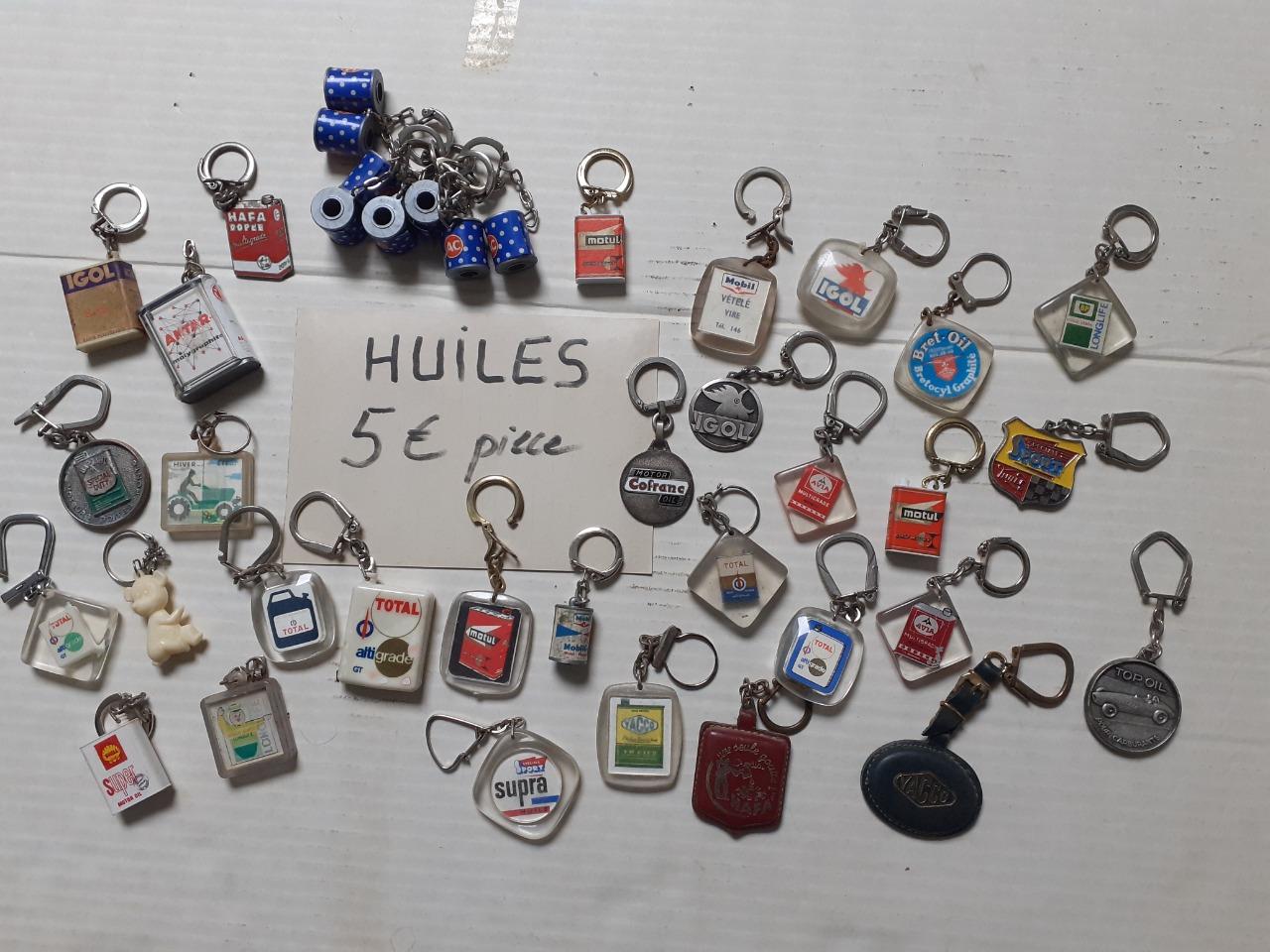 Porte clés marques huile moteur LesAnciennes.com