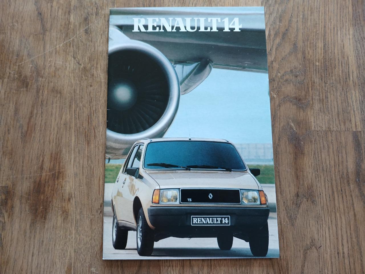 Catalogue gamme RENAULT 14 (R14) 1983 LesAnciennes.com