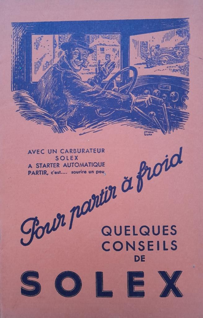 Solex conseils pour départ à froid LesAnciennes.com
