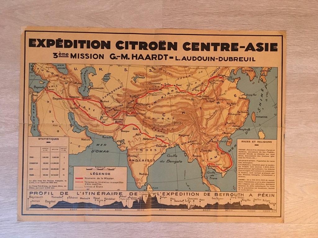 Affiche Croisière Jaune Citroën LesAnciennes.com