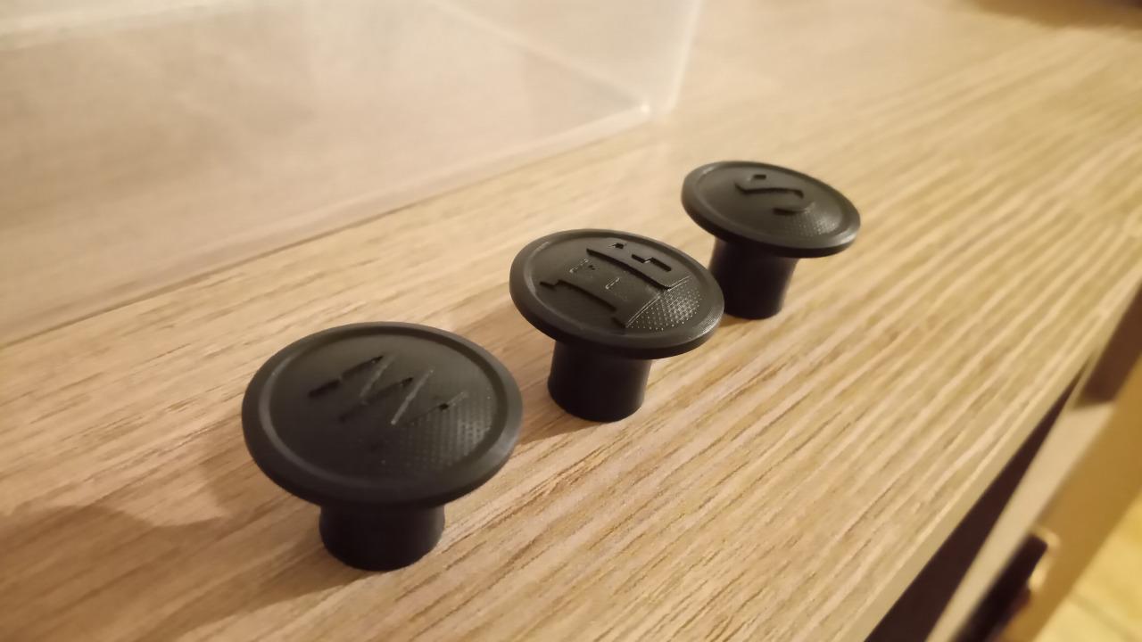 Refabrication 3 boutons de tableau de bord LesAnciennes.com