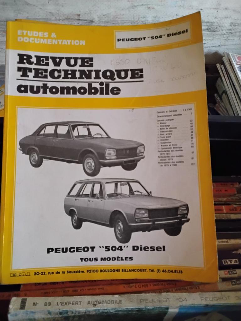 Revue technique 504 LesAnciennes.com