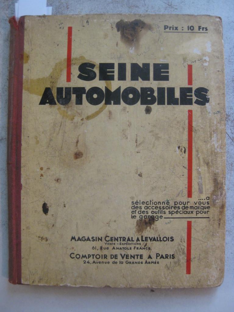 Catalogue accessoiriste Seine Automobile 1932 LesAnciennes.com