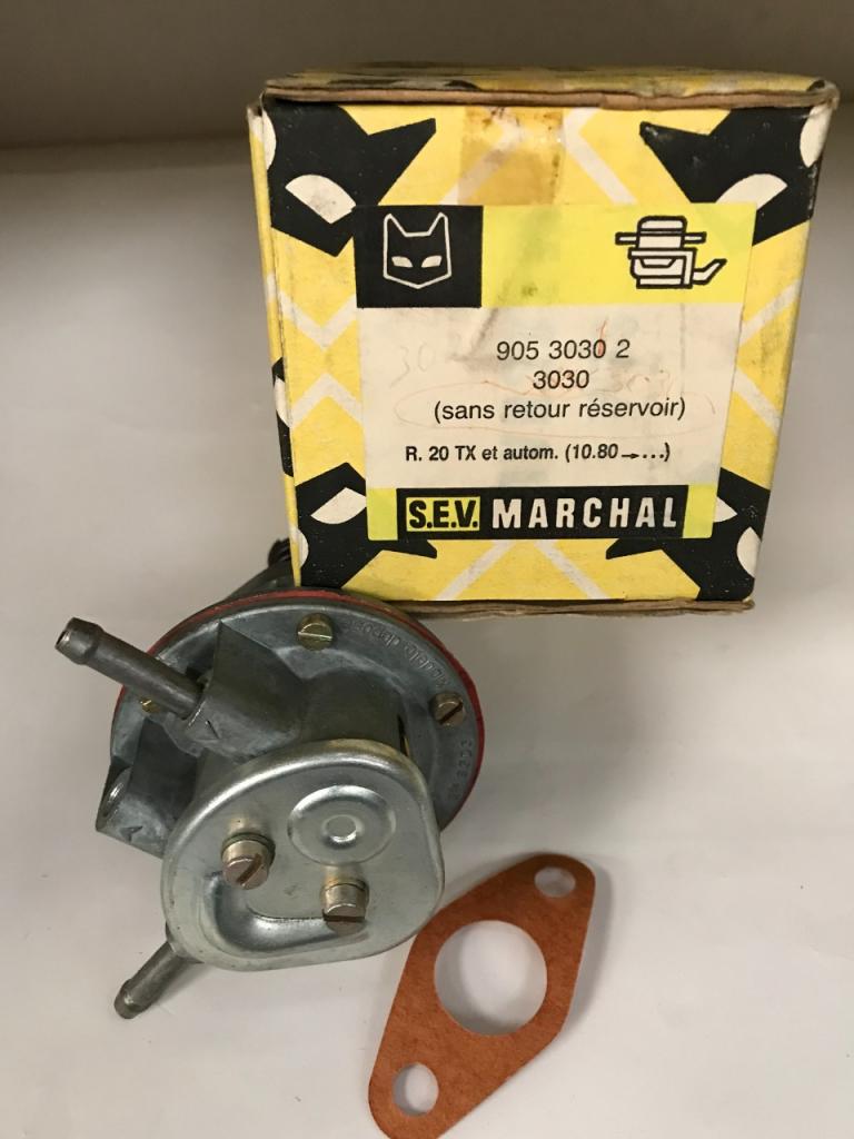 Pompe à essence neuve RENAULT 20 (R20) TX LesAnciennes.com