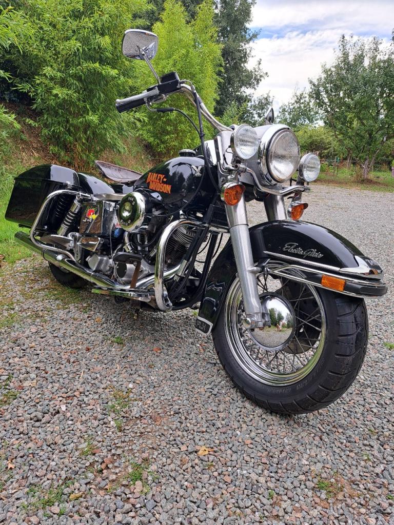 HARLEY DAVIDSON FLH Shovelhead - 1977 LesAnciennes.com