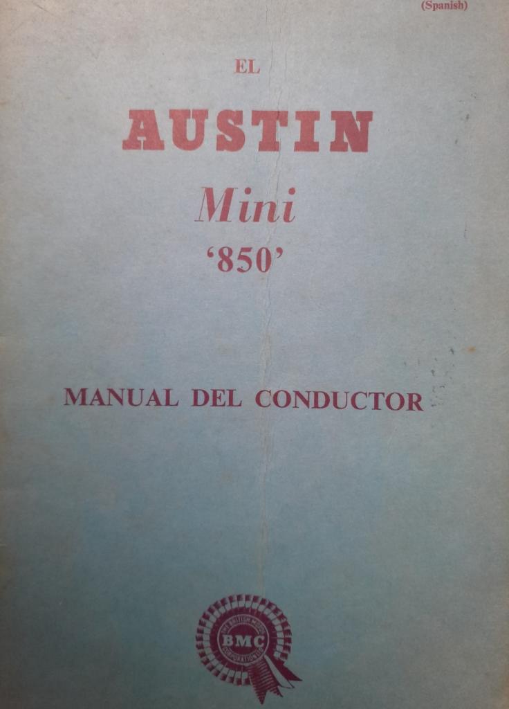 Austin Mini 850 manual del conductor LesAnciennes.com