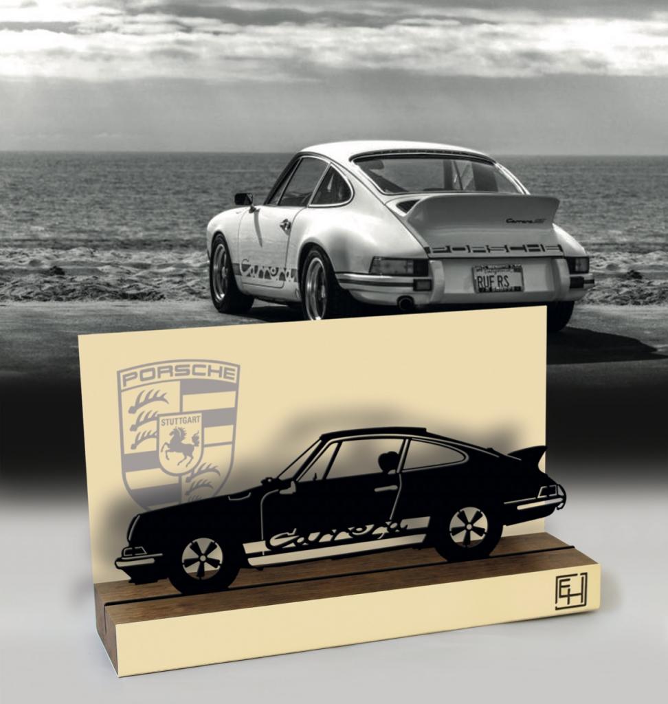 Vide-poche / Cendrier Porsche 911 Carrera - Porcelaine Céramique - Occasion