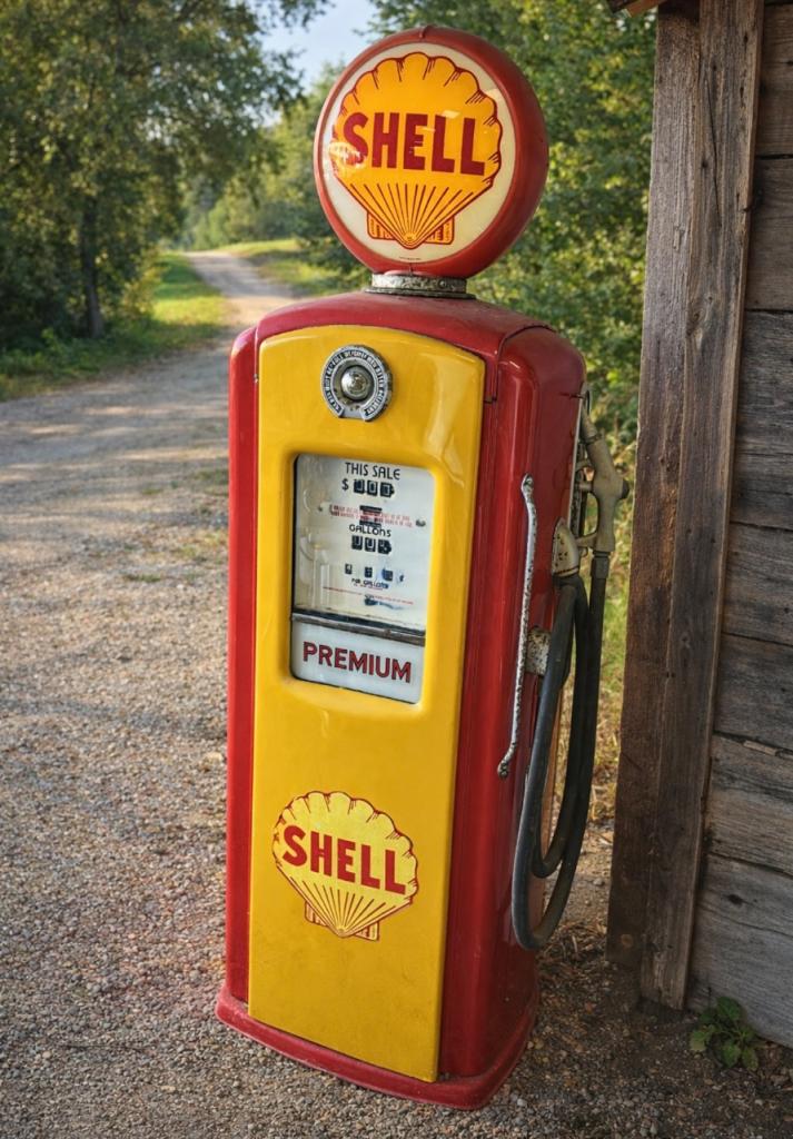 Pompe à Essence SHELL LesAnciennes.com