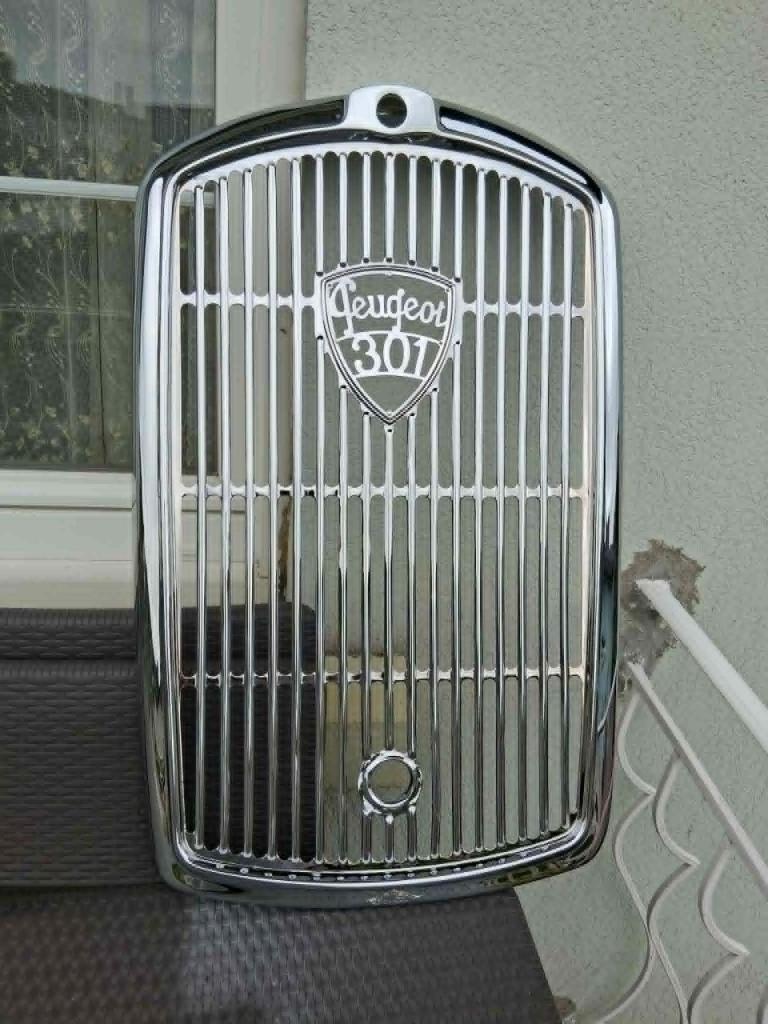 Calandre PEUGEOT 301 3016 LesAnciennes.com