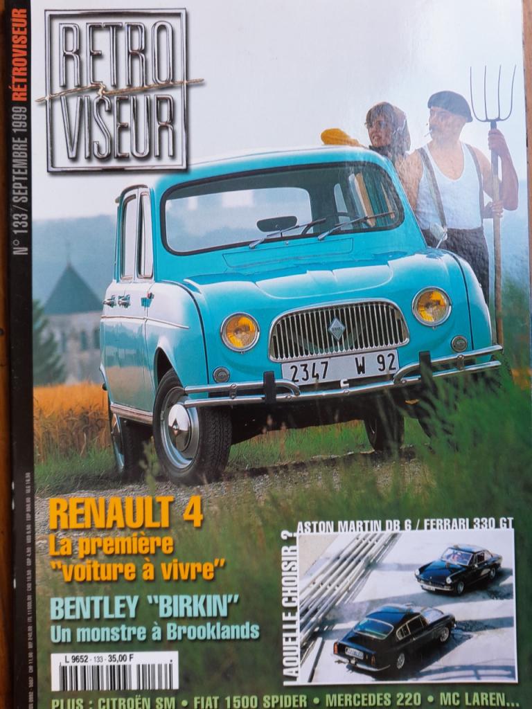 Renault 4 dossier Retro Viseur LesAnciennes.com