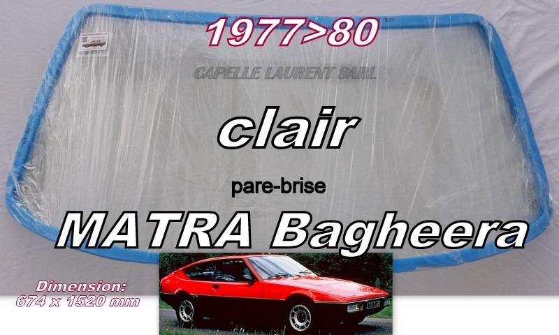 MATRA BAGHEERA PARE BRISE NEUF LesAnciennes.com