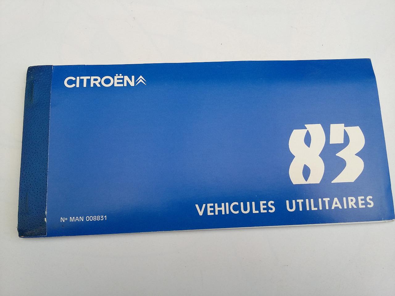 Carnet du mecanicien Citroen véhicules utilitaires LesAnciennes.com
