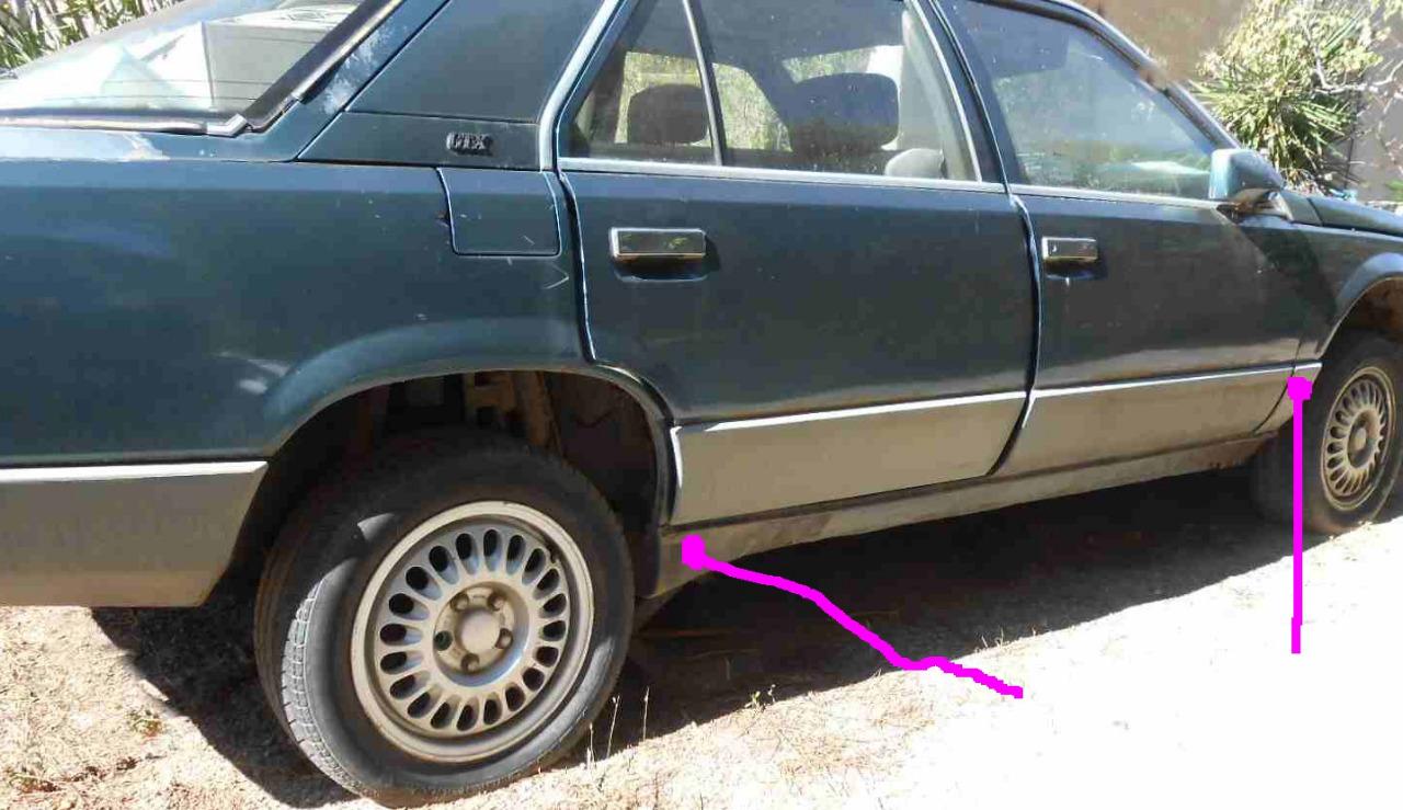 Bas de Caisse et Bandeau d'aile (R25) GTX LesAnciennes.com