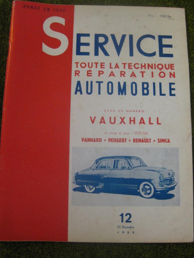Vauxhall, Revue Service du 12/1955 LesAnciennes.com