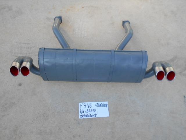 Silencieux d'échappement arrière Ferrari 348 mod. LesAnciennes.com