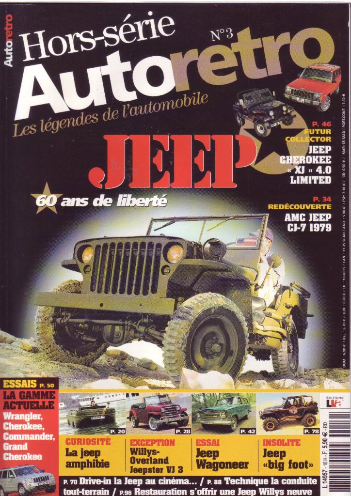 Magazine Auto Rétro hors série Jeep LesAnciennes.com