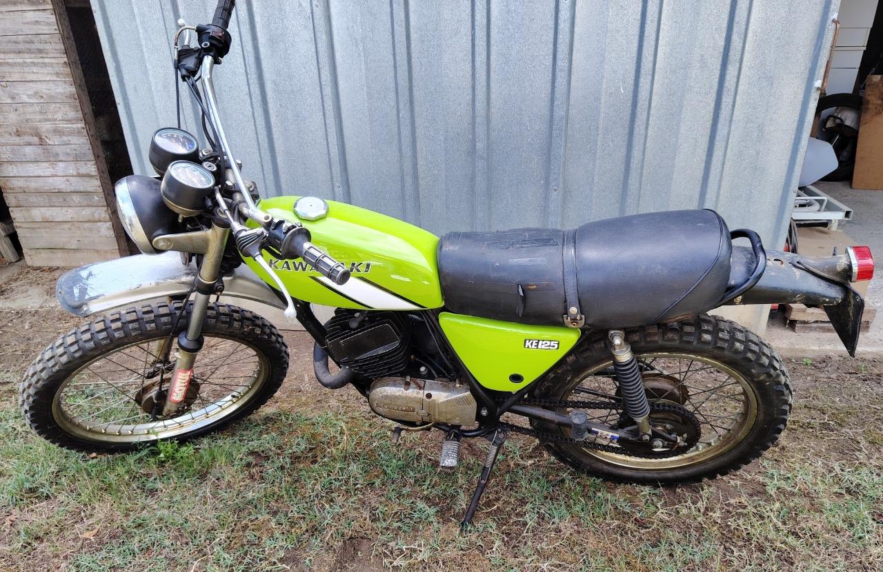 KAWASAKI KE 125 ENDURO - 1978 LesAnciennes.com