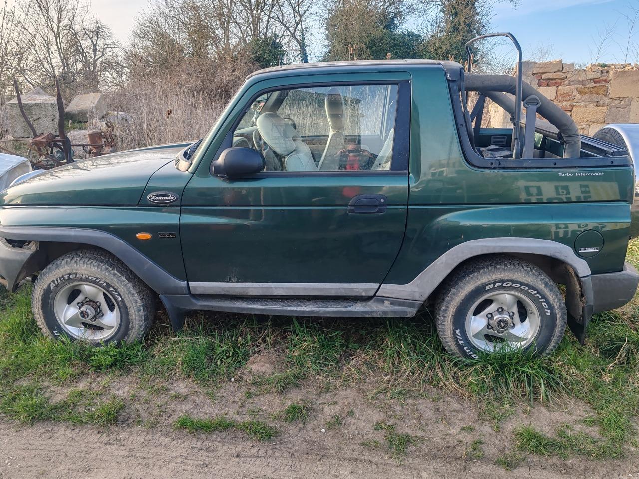 Pièces SSANGYONG korando jeep 4x4 Cabriolet dies LesAnciennes.com