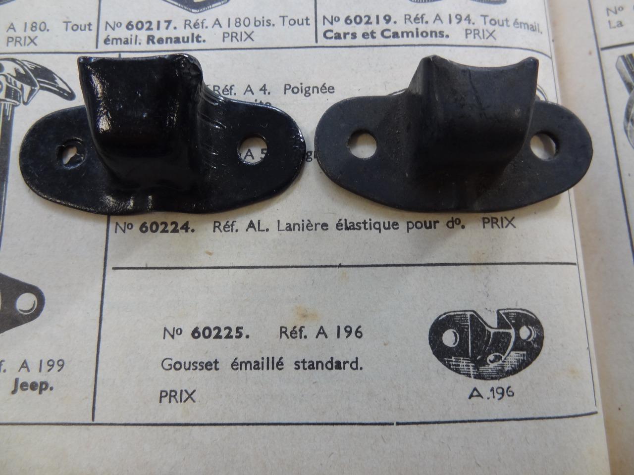 Goussets attache capot ancien LesAnciennes.com